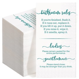 100 Pack Disposable Linen-feel Guest Hand Towels, Wedding Disposable Bathroom Napkins, Soft and Absorbent Paper Napkin, Cloth-like Hand Tissue Paper for Everyday, Party & Event, 16" x 17" (Green)