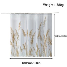 FAIRYGATE Bathroom Window Curtains Decor Shower Curtain Set Forest in Summertime Foliage Sunlight Romantic Holidays Accessories 180x180CM B9821