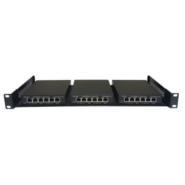 1U Rack-Mount Kit for Dualcomm Network TAPs and Media Converters (Model RMKIT-1000)