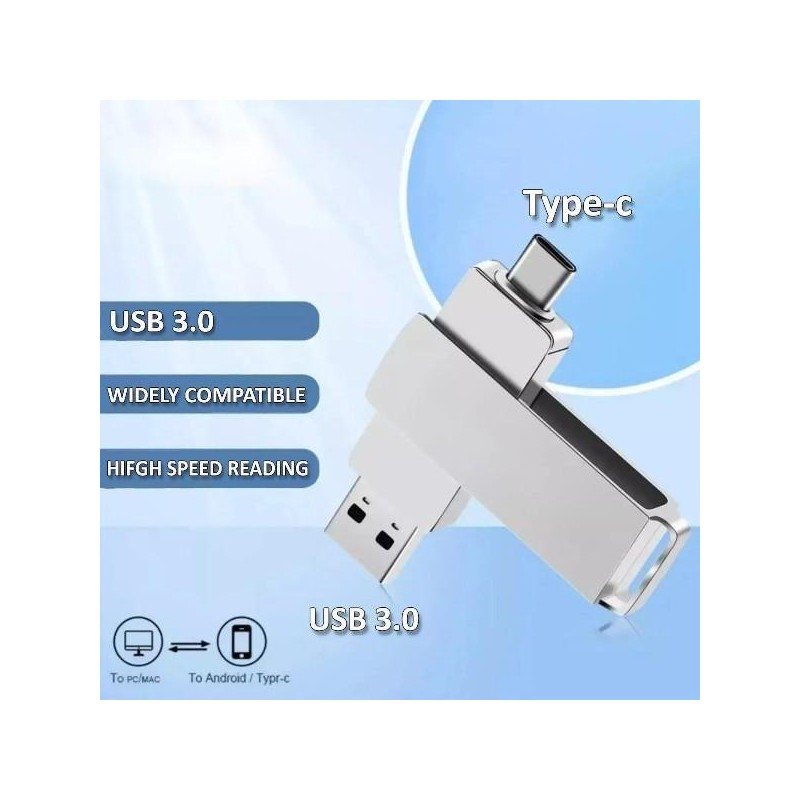 USB Flash Drive 1TB, 2TB, 16TB, 64TB Storage USB 3.0