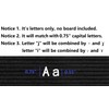 G GAMIT Felt Letter Board Letters Set - Pre-Cut 365pcs