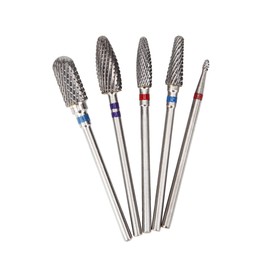 Healeved Nail Drill Bit Tools for Nail Art Tungsten Steel Grinding Head Durable Nail File Tools for Reshaping Dead Skin Removal Professional Nail Art Supplies