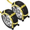TOPZEA 2 Pack Tow Dolly Basket Straps with Flat Hook,