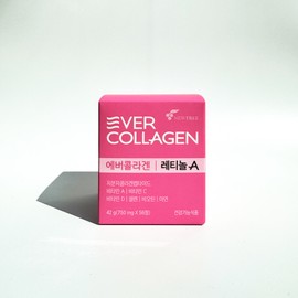Nutri Latest Ever Collagen Retinol A Hyesoo Kim Low Molecular Tripeptide Inner Beauty 750mg x 56 tablets 1 unit / 최신상 에버콜라겐 레티놀A 김혜수 저분자 트리펩타이드 이너뷰티 750mg x 56정 1개