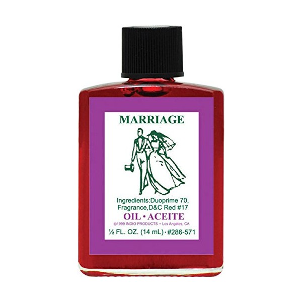 (6Pack) Indio Products Spiritual Anointing Oil- Marriage 1/2oz