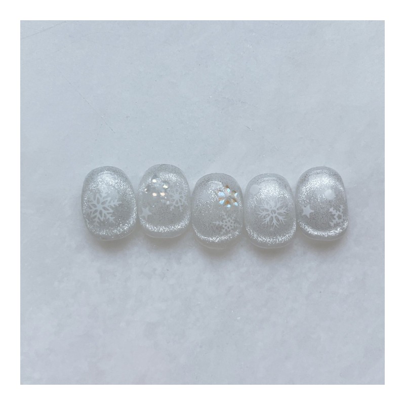 [x-mas collection 3] White Fog ✿*ﾟ - Short Oval /