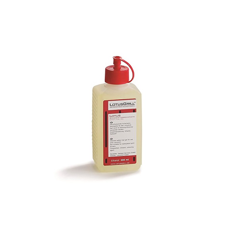 3x LotusGrill Fuel Paste 200 ml Specially developed for low-smoke