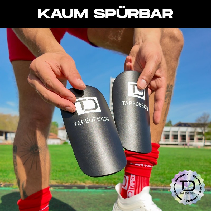 TAPEDESIGN Shin Pads - Ultralight & Flexible for Perfect Fit