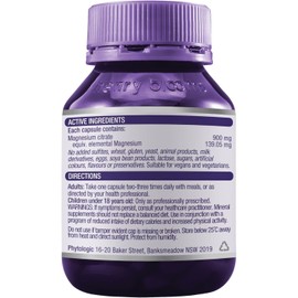Henry Blooms Tri-Magnesium Citrate 900mg 60c