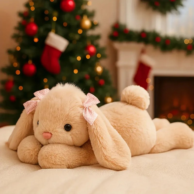 Conejito De Peluche Orejas Caídas Dormir Juguete Bebé 35cm