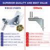 Whole Parts Refrigerator Adjustable Door Hinges Kit for Left and