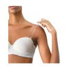 Allegra K 1Pair Non-Slip Clear Bra Straps Replacement Invisible Transparent