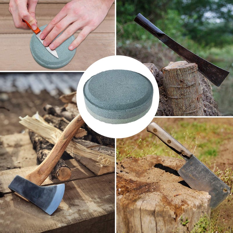 Set of 2 Dual Grit Multi-Purpose Sharpener and Rectangular Cut