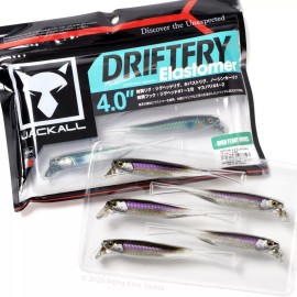 Jackall Drift Fry 4.0” Elastomer Strolling Bait - Flashing Wakasagi