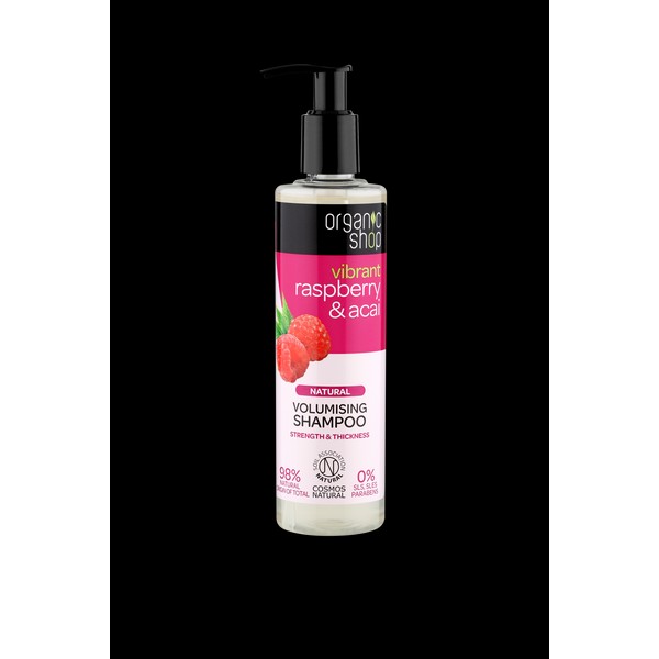 Natura Siberica Organic Shop Organic Raspberry & Acai Volumising Shampoo,