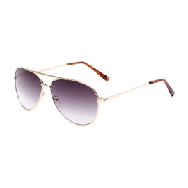 Readers.com Reading Sunglasses: The Conrad Reading Sunglasses Metal Aviator Style for Men and Women - Gold with Smoke, 1.50