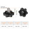 sourcing map 10pcs Star Knobs M8 x 12mm 304 Stainless