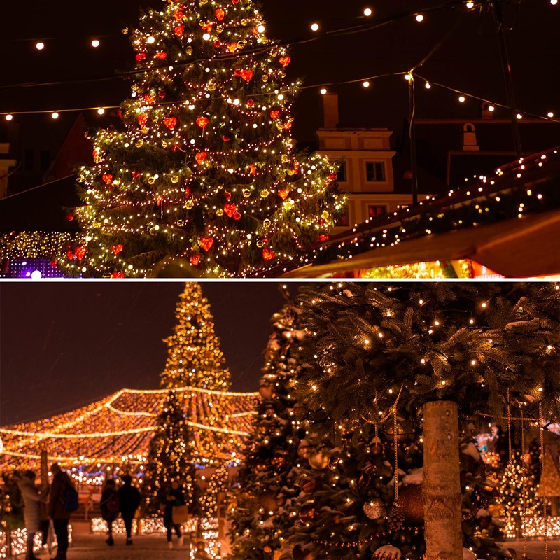 MAGGIFT White Fairy Lights 20 Metres Long