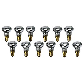 EDM - Set of 12, R39 E17 Replacement Light Bulb Motion Lamp 30W Reflector Type