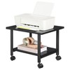 HOOBRO Printer Stand, 2-Tier Industrial Under Desk Printer Cart with