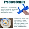 4 Pcs Fried Egg Ring Set – Non-Stick, Heat-Resistant Egg