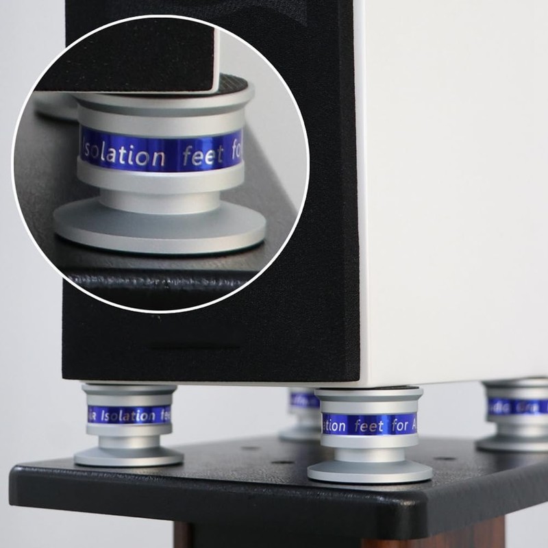Peakloong Speaker Isolation Spikes Speaker Base Pads with Non-Slip Base