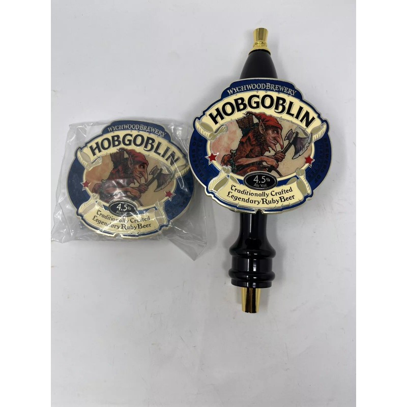 Wychwood Brewery Hobgoblin Beer Tap Handle With Badge