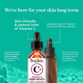Vitamina Truskin C-plus Super Suero, Suero Facial Anti-rinez