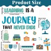 Learning is a Journey Bulletin Board Set Travel Theme Classroom
