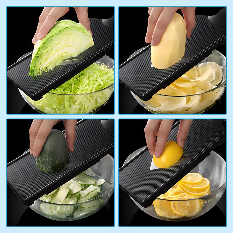 Liroyal Slicer Cabbage Slicer for Ultra Fine Julienne in Time