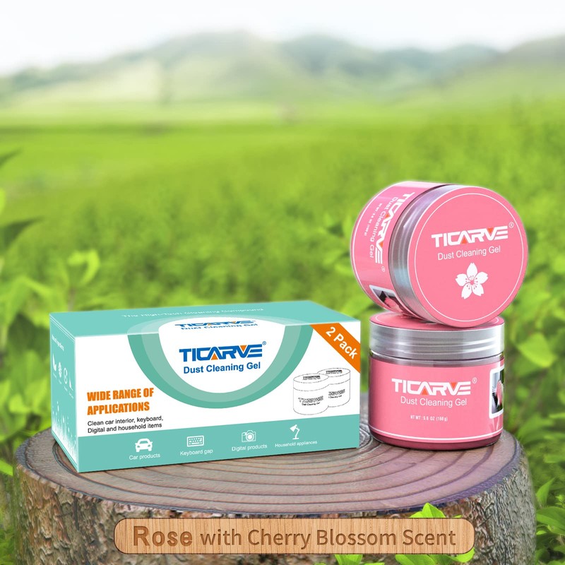 TICARVE 2Pack Cleaning Gel Car Putty Car Clean Putty Gel