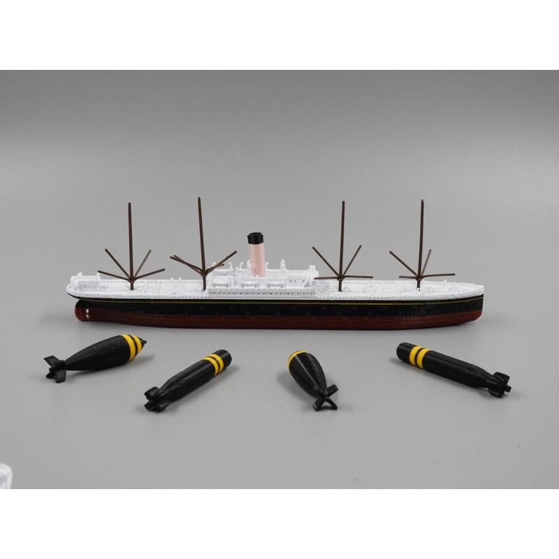 12" Prebuilt Display Model Ship (SS Californian 10" length Model