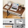Amztabler Small Standing Desk Adjustable Height, Mobile Stand Up Desk