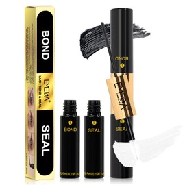 Lash Bond Seal Eyelash Glue - Lash Glue for Clusters 2-in-1 Strong Hold Waterproof for DIY Individual Eyelashes Latex Free by EMEDA