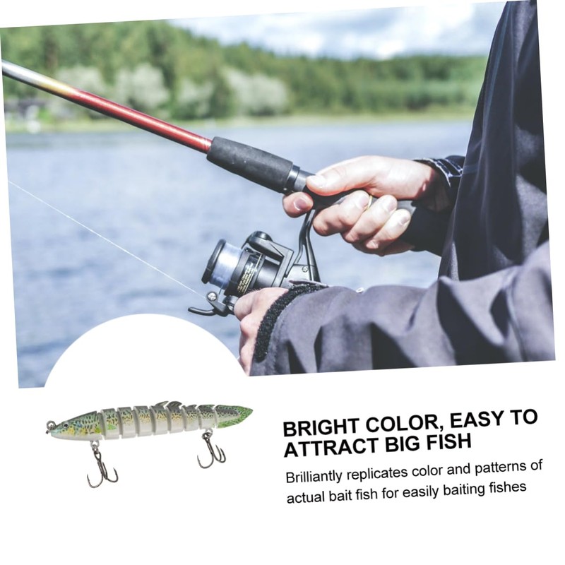 Kisangel Blood Slot Hook Bionic Bait Fishing Lure Realistic Loach