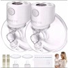 TSRETE S12 Breast Pump, Hands-Free Breast Pumps, 2pcs, 21-24mm, open