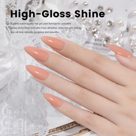 RARJSM RARJSM Rubber Base Coat Gel Polish Nude Salmon Pink Skin Tone Rubber Base Gel for Nails Natural Nude Color French Manicure Extend Gel Soak Off Curing Requires Single Bottle 15ml Salon Home DIY Use