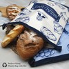 GRIN BY GRIN- 2 Packs Bread Bags, Zipper Reusable Bread