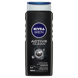 Nivea Men Active Clean 3 in 1 Shower Gel 500ml