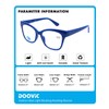 DOOViC 4-Pack Reading Glasses Blue Light Blocking Computer Readers Anti