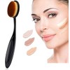 2 brochas de maquillaje para mezclar líquidos, crema o polvo