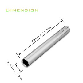 XMWangzi Aluminum Track Field Relay Batons, Race Equipments for Running Race Team, Suitable for Outdoor Sports Practice Athlete, Corrosion Resistant High Strength Smooth Surface (4Pcs Sliver)