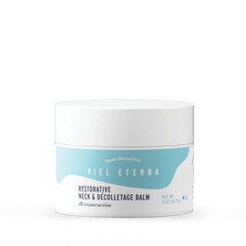 Santo Remedio, Piel Eterna, Restorative Neck & Décolletage Balm, Firming and Hydrating Cream, Helps Moisturize and Tighten the Skin, For All Skin Types, 2. Oz. 56.7 g