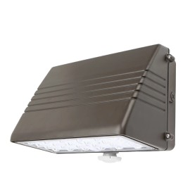 Wall Lights IP65 28W - 125W CCT & WATT Tunable Garden Outdoor Indoor Led Wall Lamps Full Cut off Wallpack With Photocell ETL ULColor: Black - FWP, Emitting Color: 3000K 4000K 5000K Tunable, Lamp Power(W): 125W/100W/75W/50W Tunable
