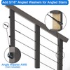 Steel DN Mate 10 Pack Black Invisible Cable Railing kit