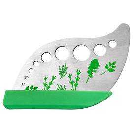 Herb Stripper Tool, Stainless Steel 11-Hole Leaf Stripping Kitchen Tool for Kale Rosemary Thyme and More, Herb Stripper Kitchen Gadgets Accessories for Removing Stems from Herbs