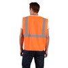 Occunomix ECO-ISZ-O5X Value Solid Standard Zipper Vest, Class 2, 5X-Large,