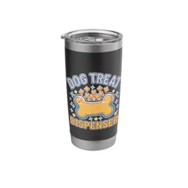 Dog Treat Dispenser Pet Training Reward --- Stainless Steel Insulated Tumbler