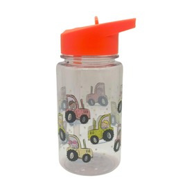 HOX 350ml Kids Water Bottle - BPA-Free Plastic PP, Flip-Top Lid, Reusable & Leak-Proof Design, Lightweight & Durable for School & Travel - Vehicles