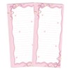 100pcs Pink Bow Notepad Bowknot List to-Do Paper Pad 3.2x7.5
